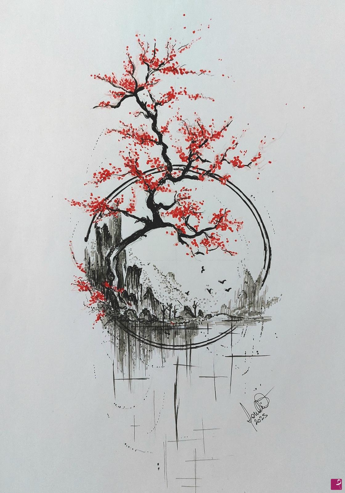 quadri in vendita online - Japan Sketch