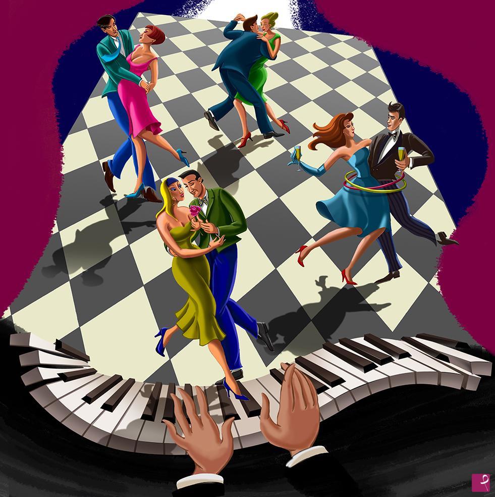quadri in vendita online - Jazz 5