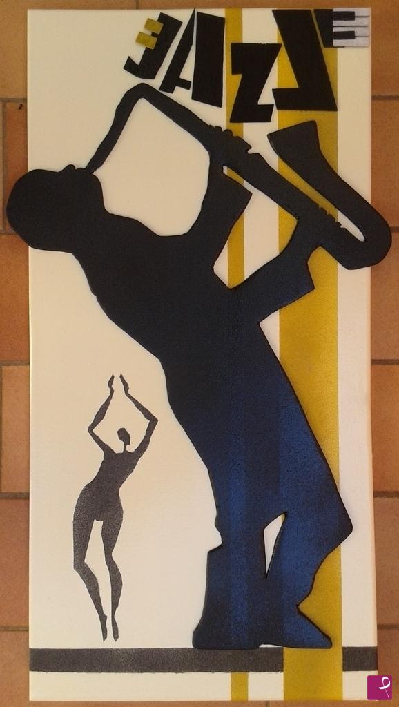 quadri in vendita online - Jazz Man