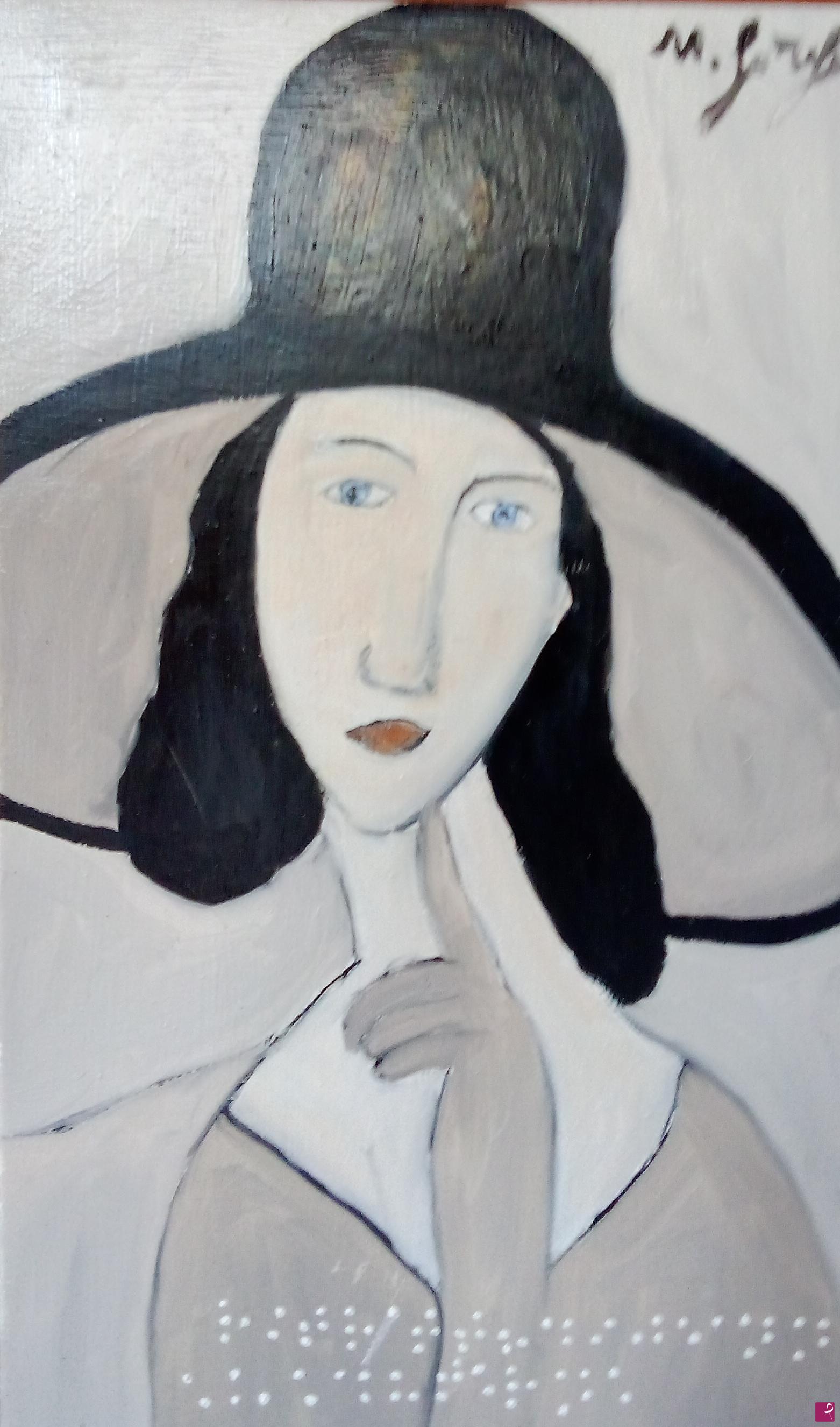 quadri in vendita online - Jeanne hebuterne 