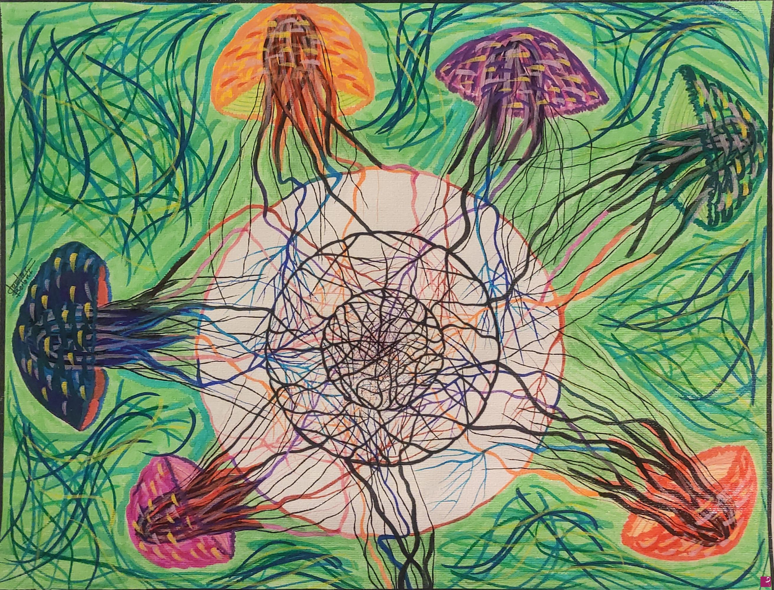 quadri in vendita online - Jellyfish