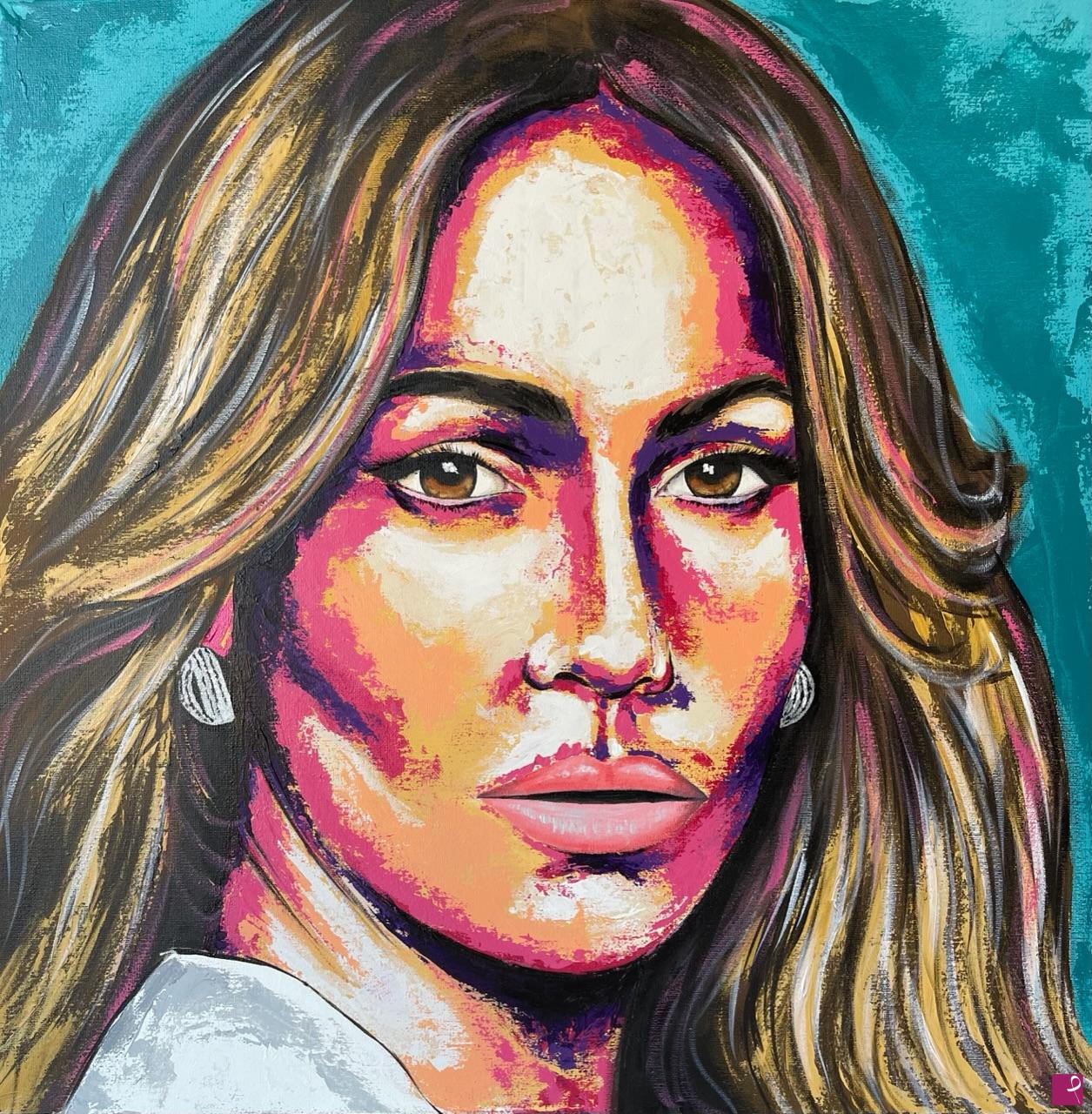 quadri in vendita online - Jennifer Lopez 