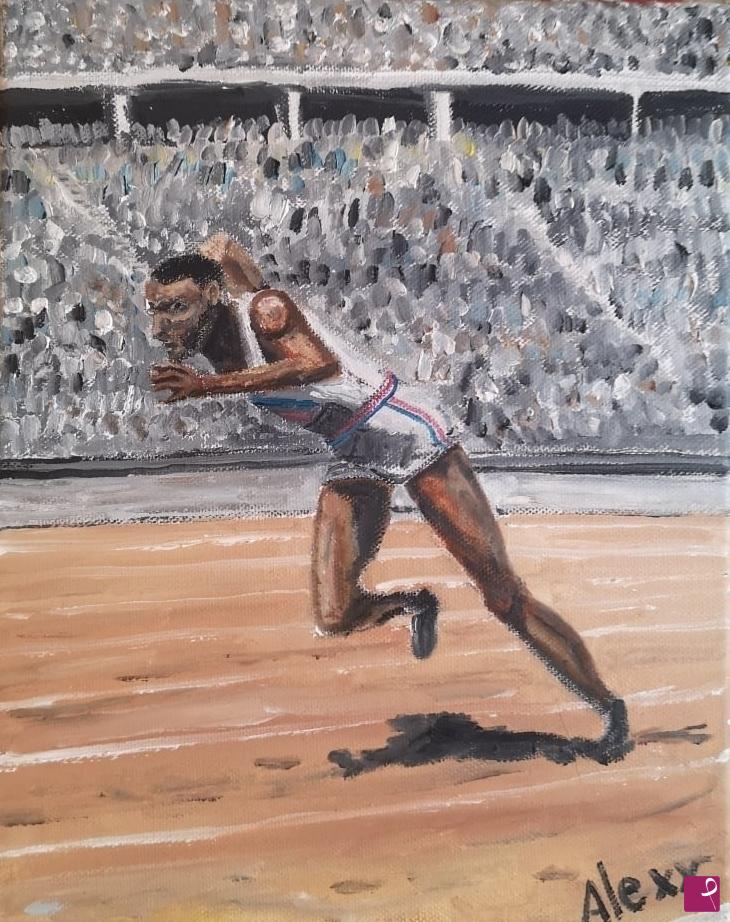 quadri in vendita online - jesse owens