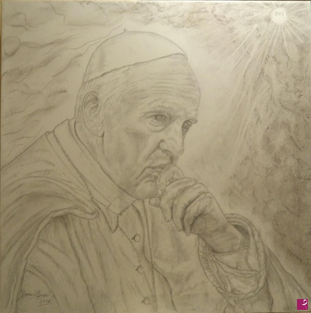 quadri in vendita online - JESUS HOMINUM SALVATOR ( DEDICA A PAPA FRANCESCO)