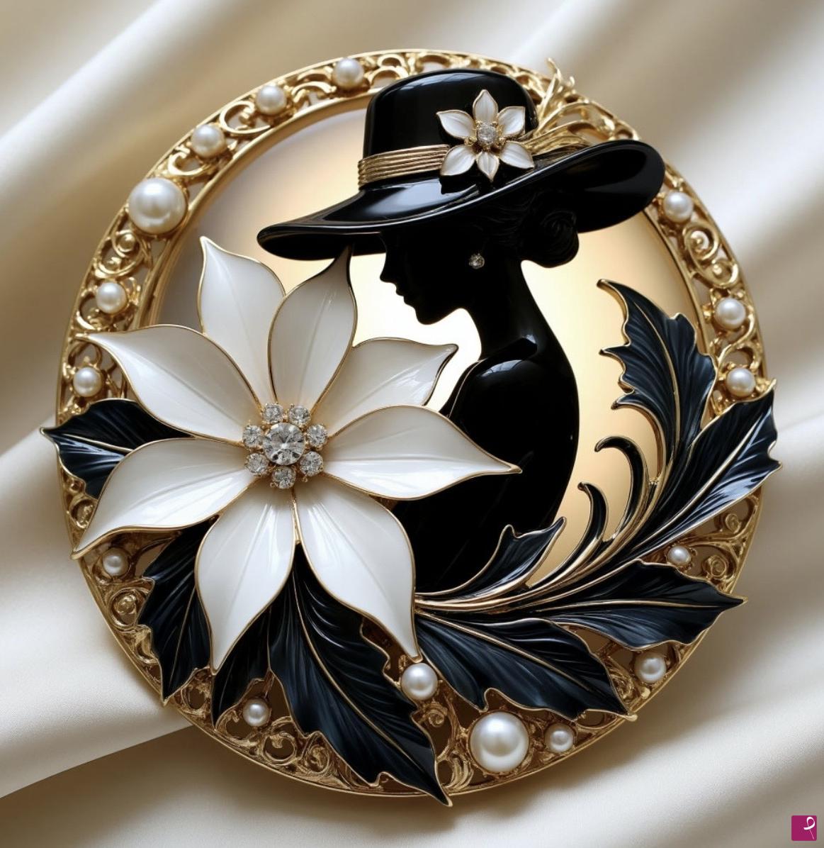 quadri in vendita online - Jewelry brooch