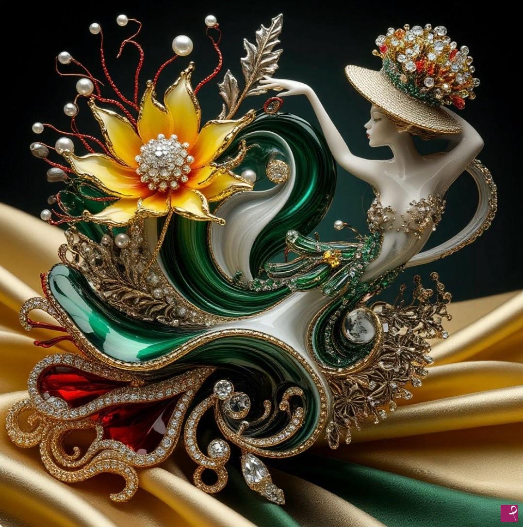 quadri in vendita online - Jewelry brooch