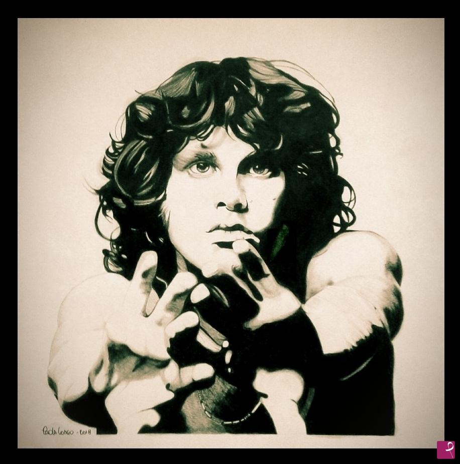 quadri in vendita online - Jim Morrison - the Doors