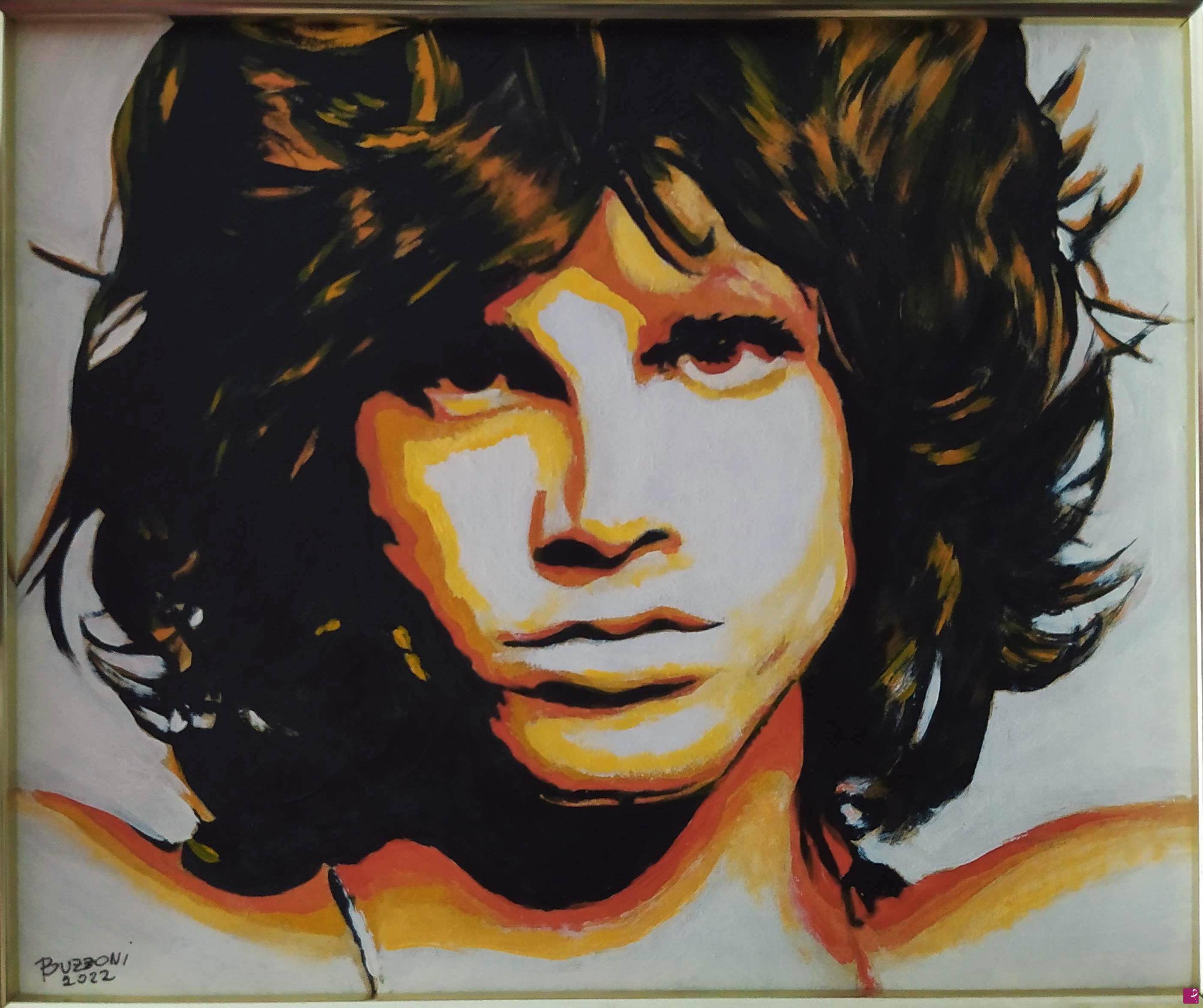 quadri in vendita online - Jim morrison artwork by Buzzoni Filippo