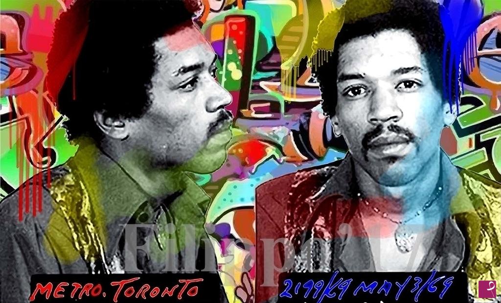 quadri in vendita online - Jimi Hendrix