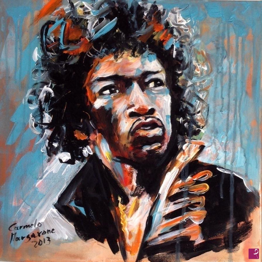 quadri in vendita online - Jimi Hendrix