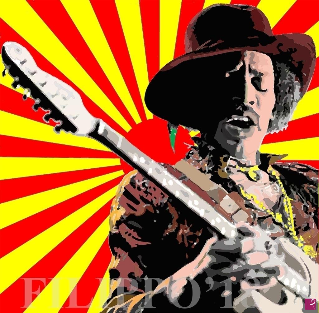 quadri in vendita online - Jimi Hendrix
