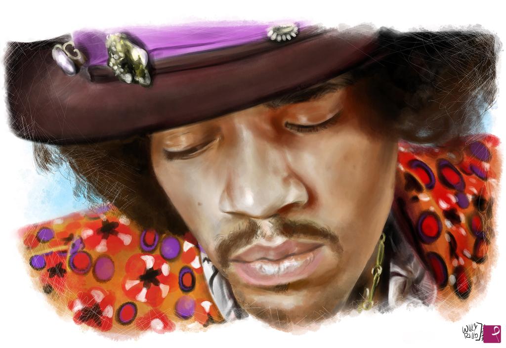 quadri in vendita online - Jimi Hendrix