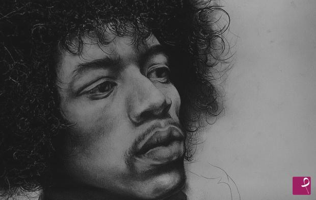 quadri in vendita online - Jimi Hendrix
