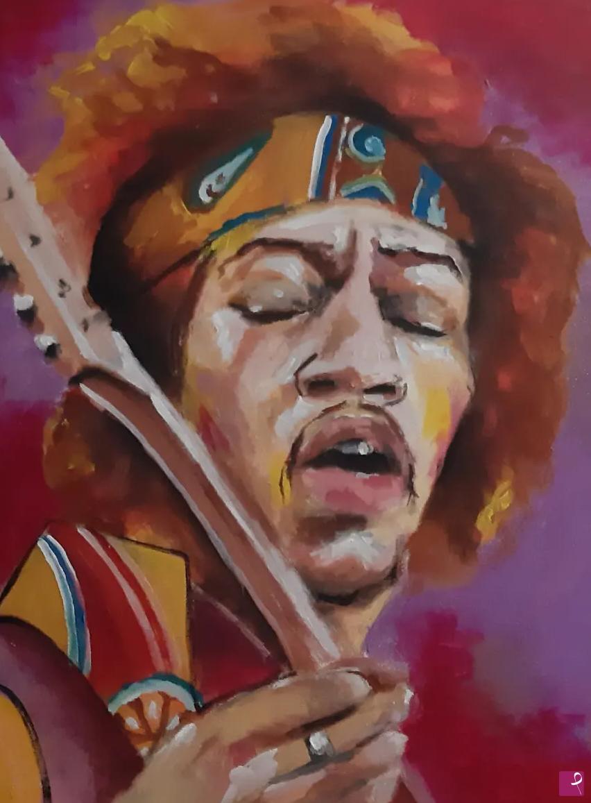 quadri in vendita online - Jimi Hendrix