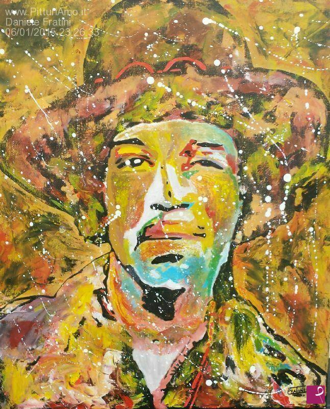 quadri in vendita online - Jimi Hendrix