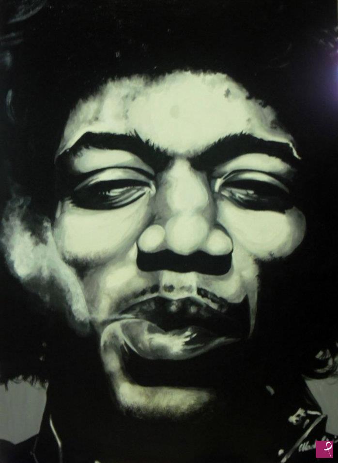 quadri in vendita online - Jimi Hendrix