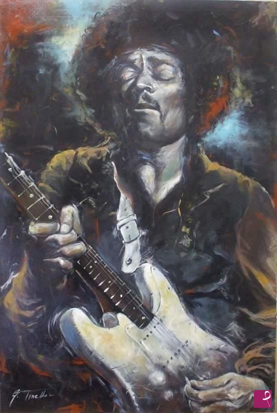 quadri in vendita online - Jimy hendrix