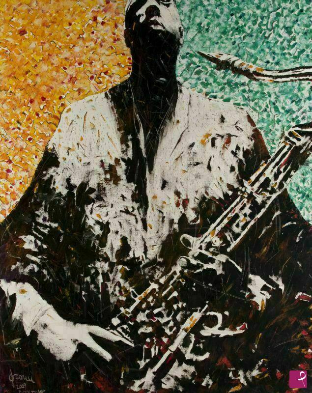 quadri in vendita online - JOHN COLTRANE, last meditation