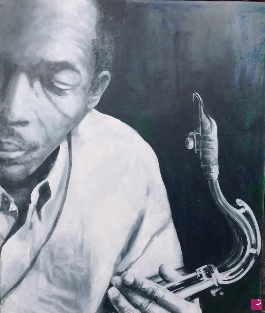 quadri in vendita online - "John Coltrane....a love supreme"