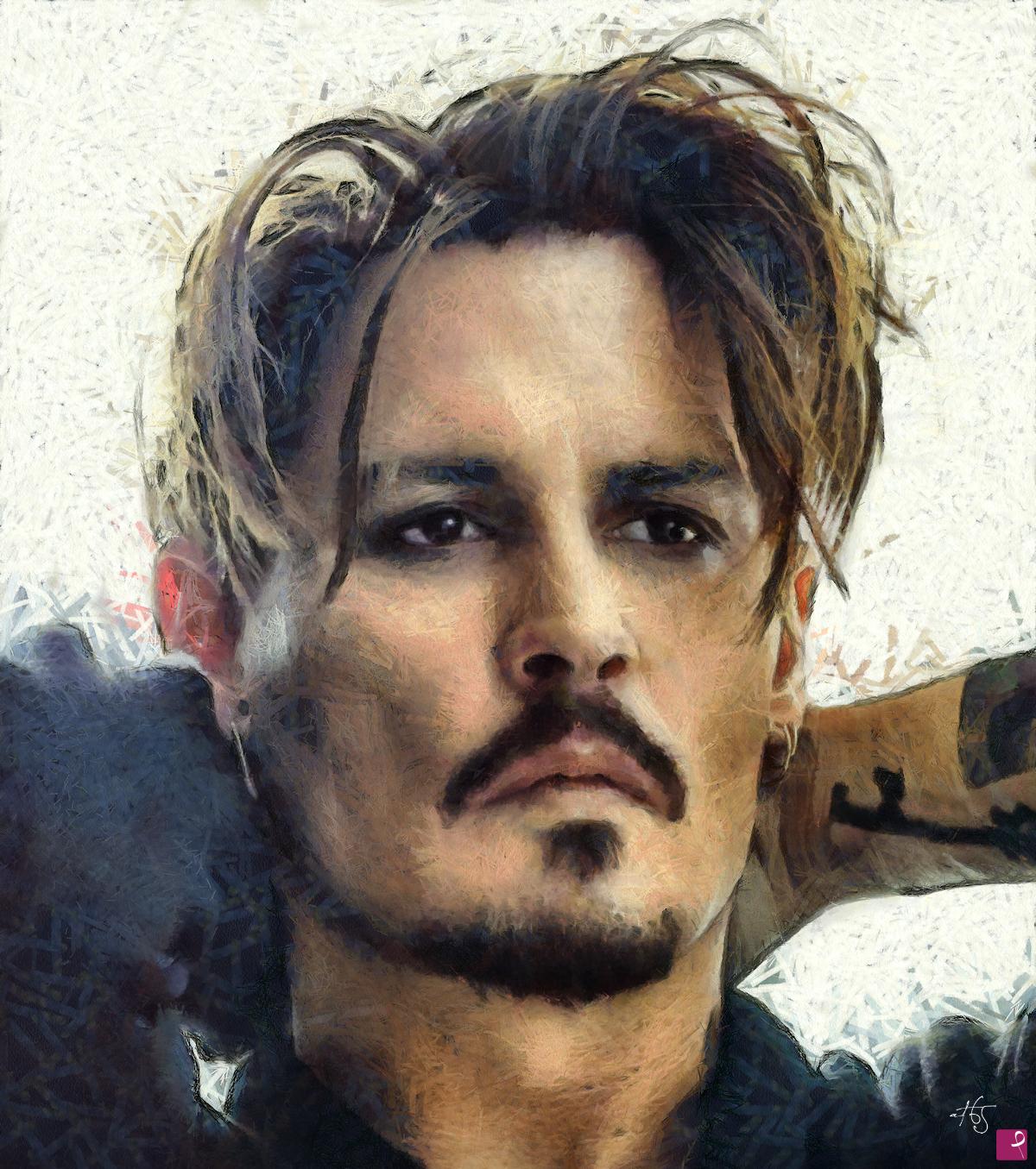 quadri in vendita online - Johnny Depp
