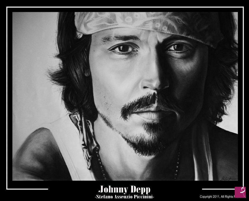 quadri in vendita online - Johnny Depp