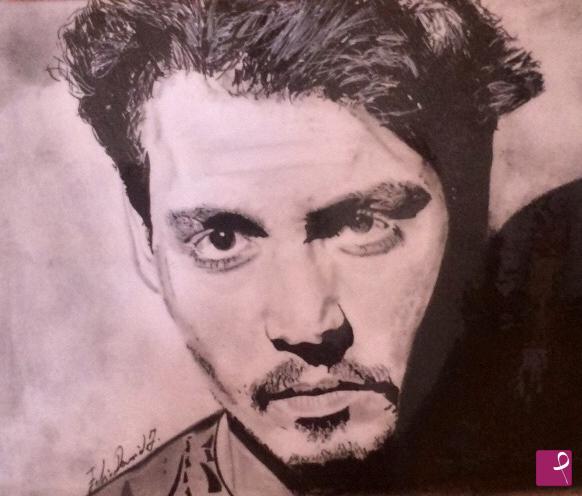quadri in vendita online - Johnny Depp
