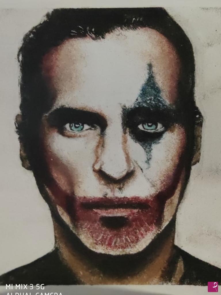 quadri in vendita online - Joker - Joachim Phoenix portrait 