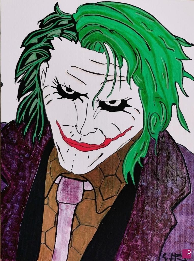 Disegni del Joker di Heath Ledger