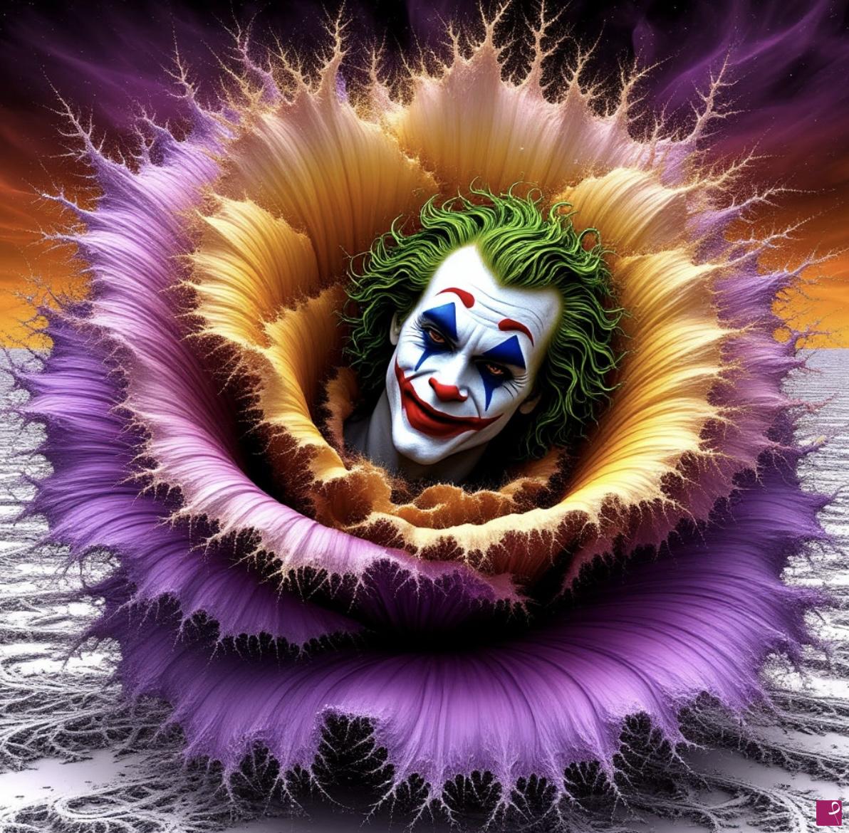 quadri in vendita online - Joker in flower 