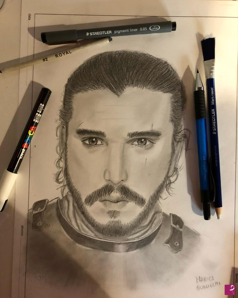 quadri in vendita online - Jon Snow
