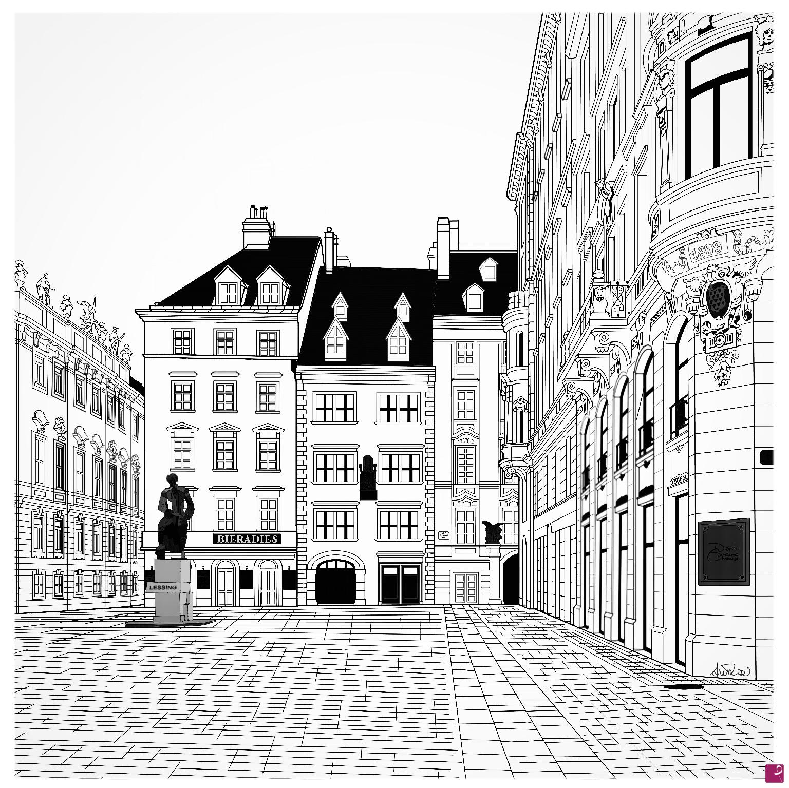 quadri in vendita online - Judenplatz