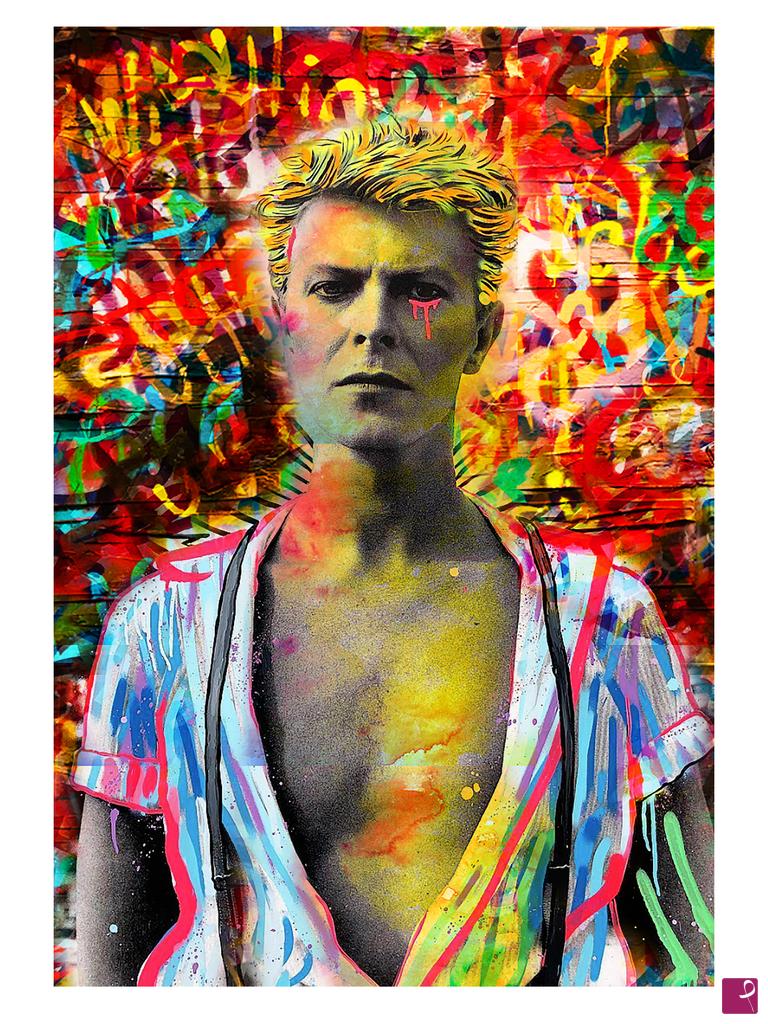 quadri in vendita online - Julia Chechic - Martyr Bowie
