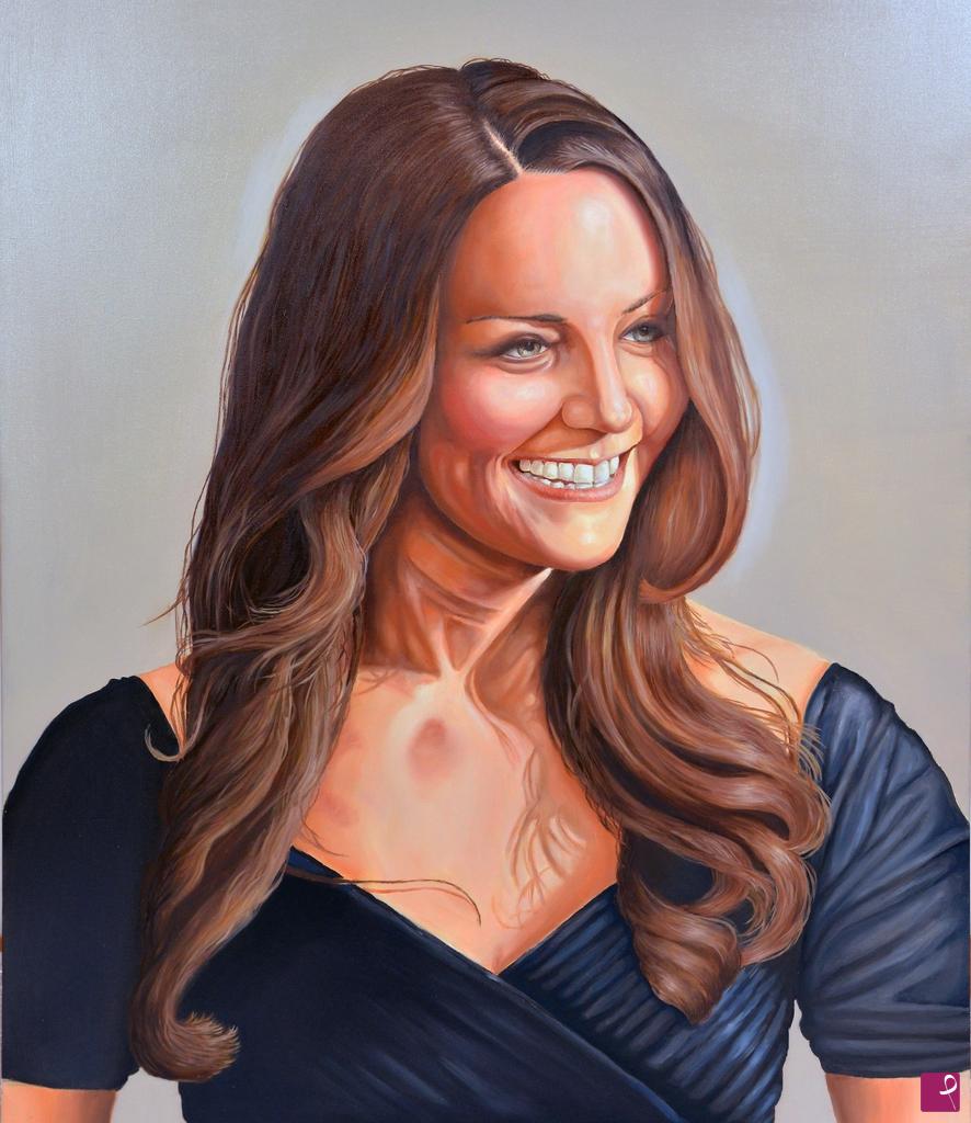 quadri in vendita online - "Kate MIddleton - la duchessa del Cambridge"