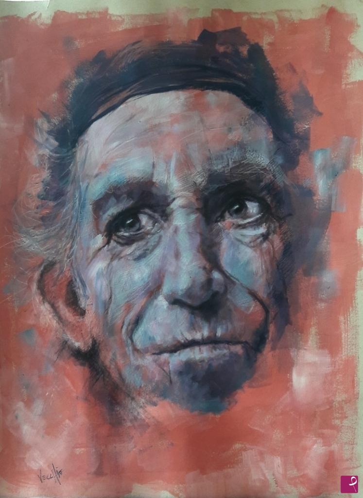 quadri in vendita online - Keith Richards 