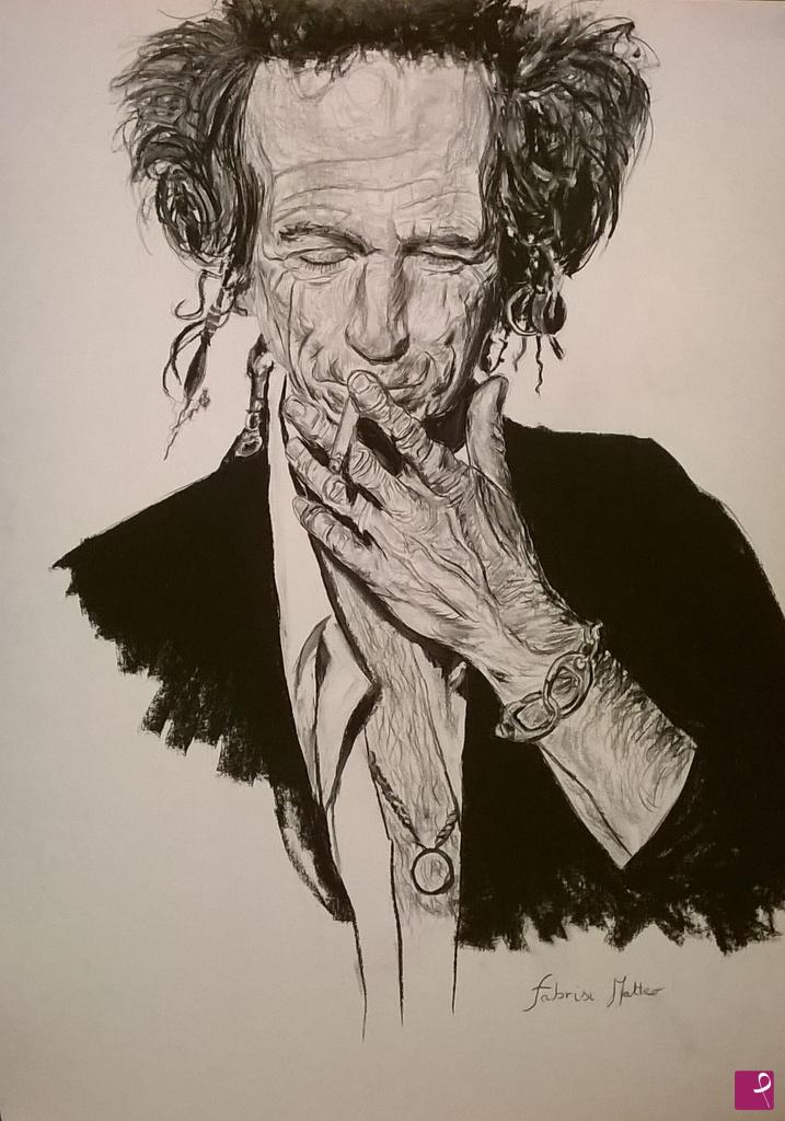quadri in vendita online - keith Richards