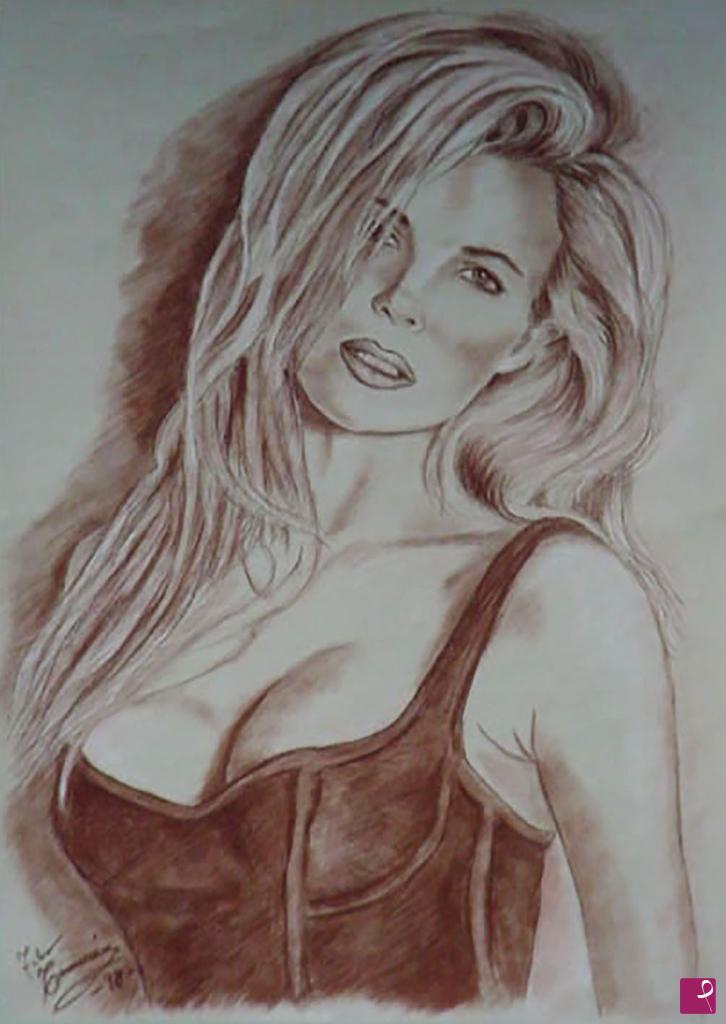 quadri in vendita online - Kim Basinger