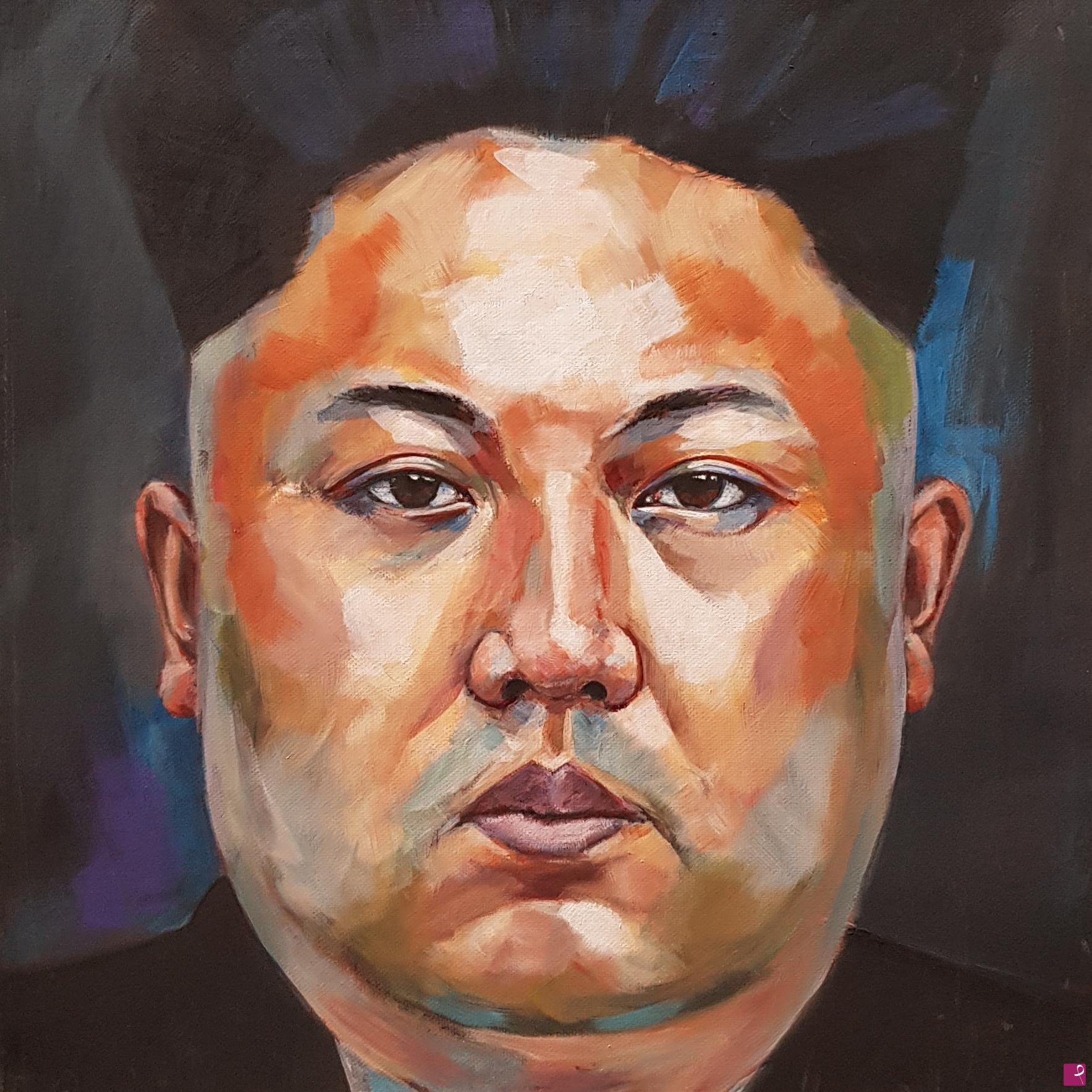 quadri in vendita online - Kim jong un 