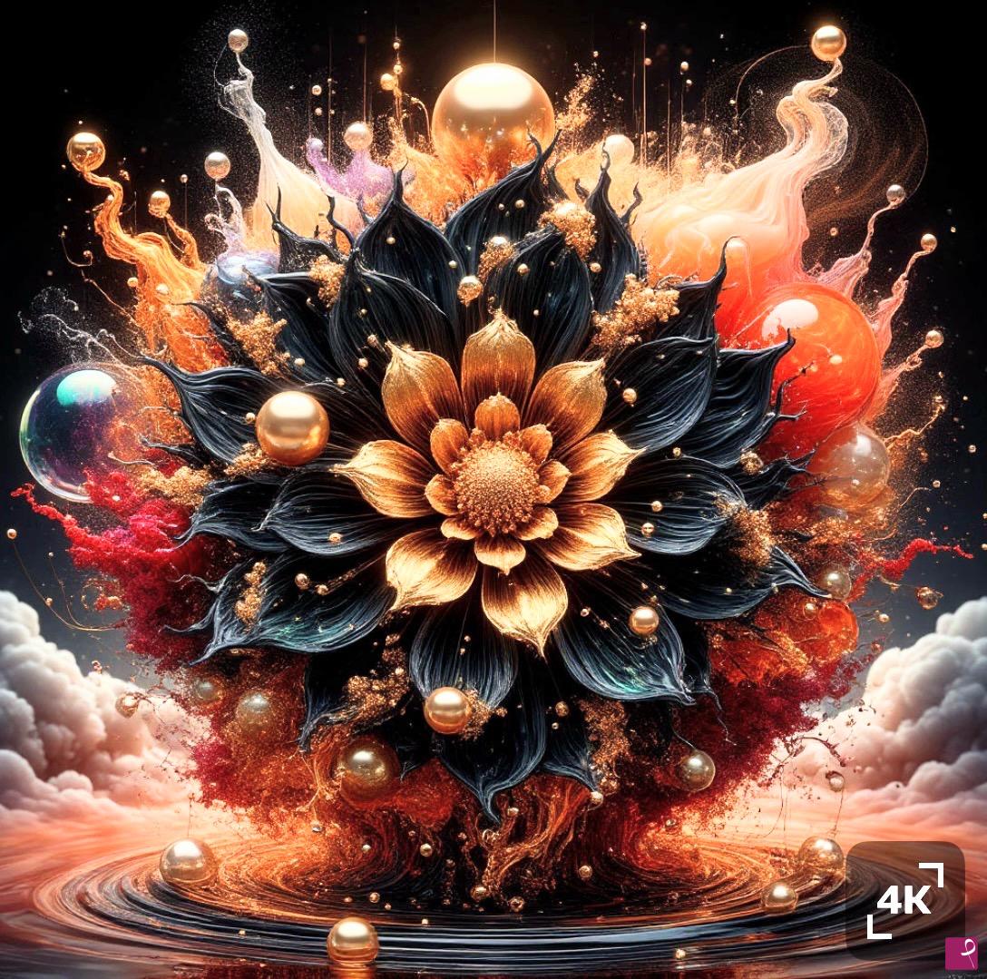 quadri in vendita online - King flower 
