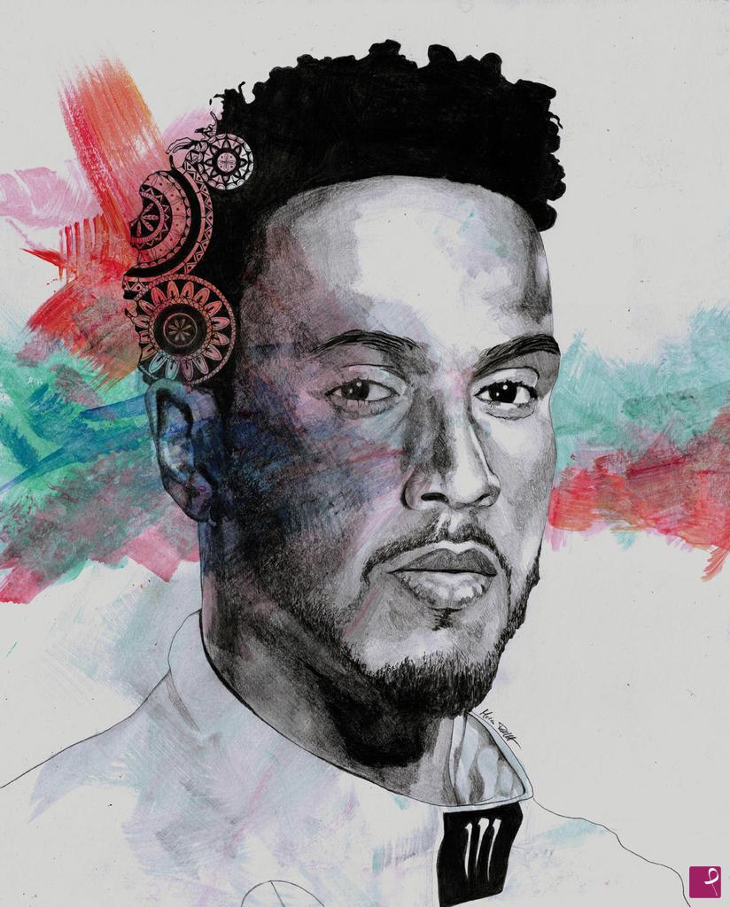 quadri in vendita online - King Hammer: Tribute to Lewis Hamilton