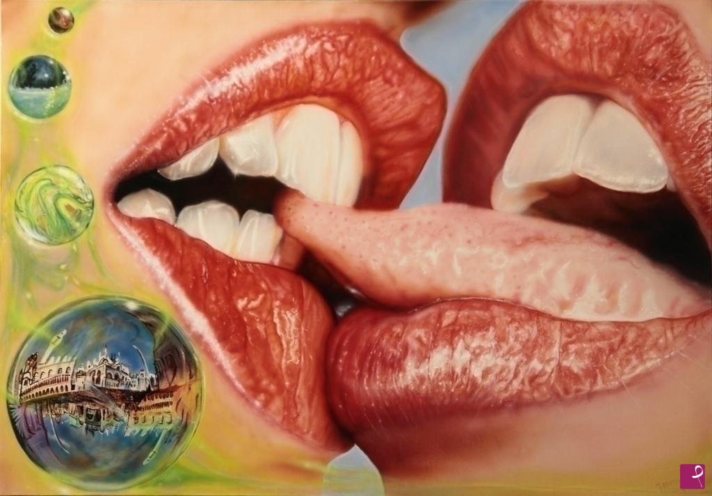 quadri in vendita online - Kiss