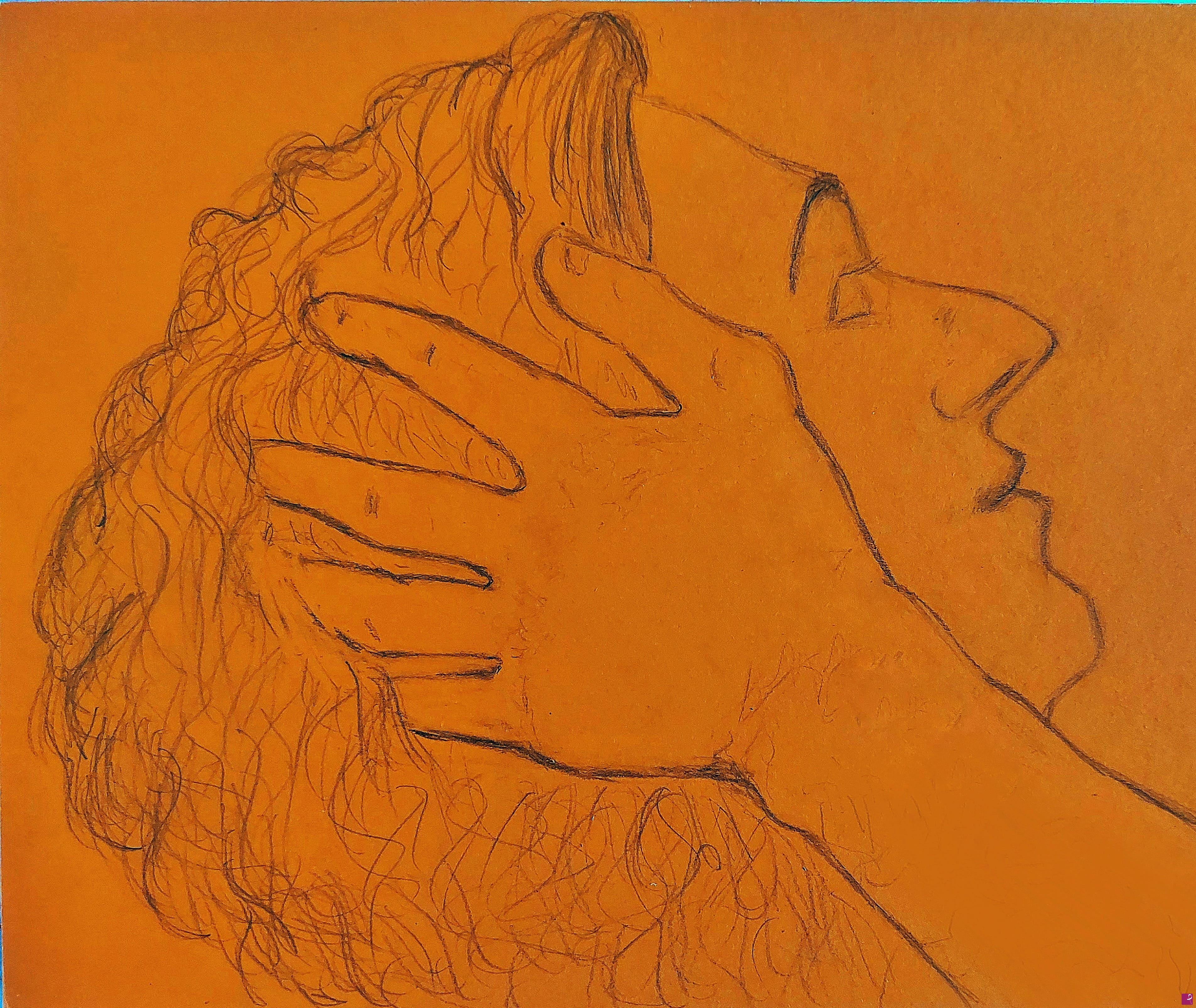 quadri in vendita online - Kiss me. Hold Me. Love me. As you know.