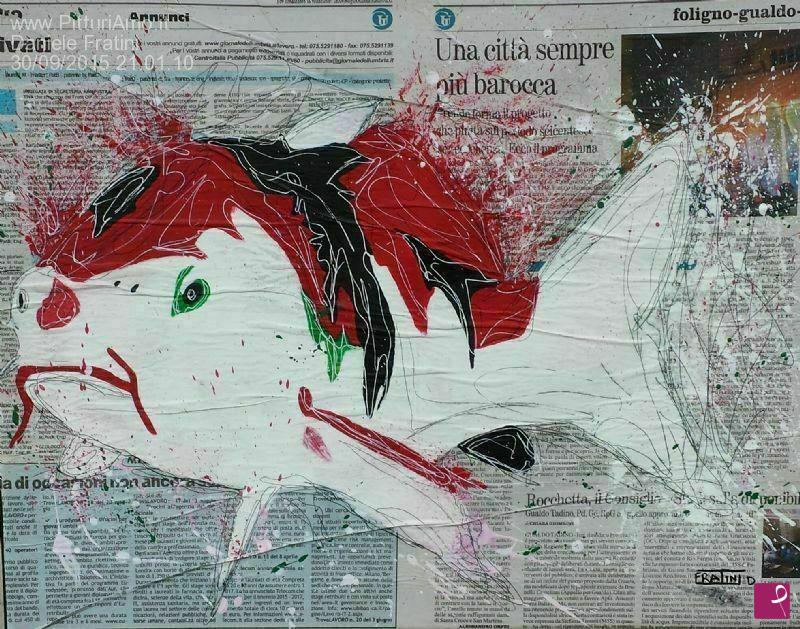quadri in vendita online - KOI FISH