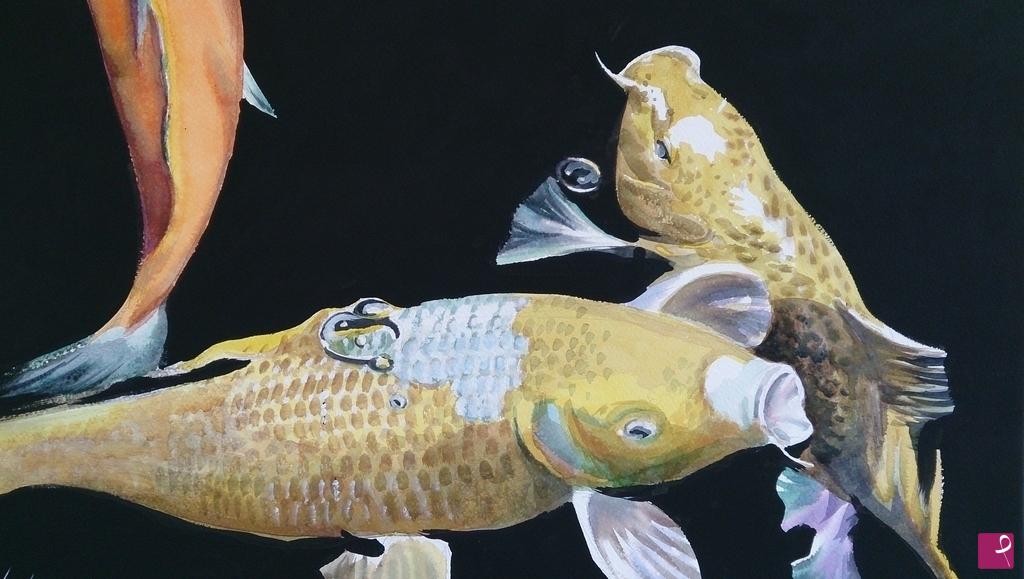 quadri in vendita online - Koi3