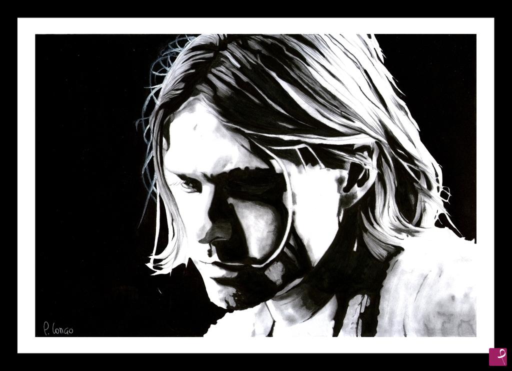 quadri in vendita online - Kurt Cobain