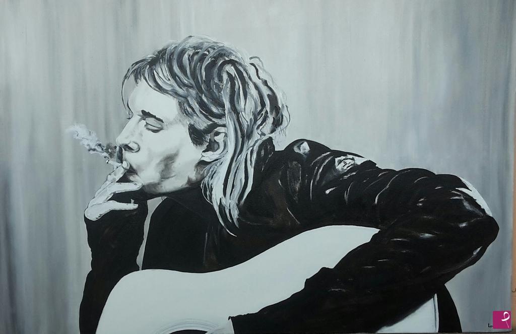 quadri in vendita online - Kurt Cobain