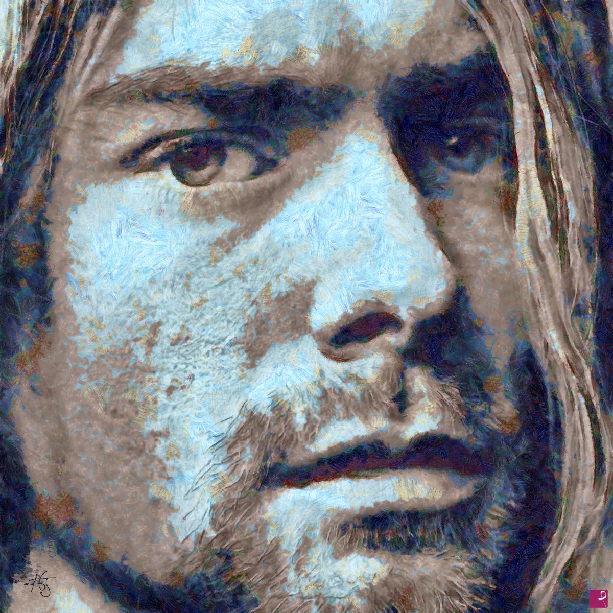 quadri in vendita online - Kurt Cobain