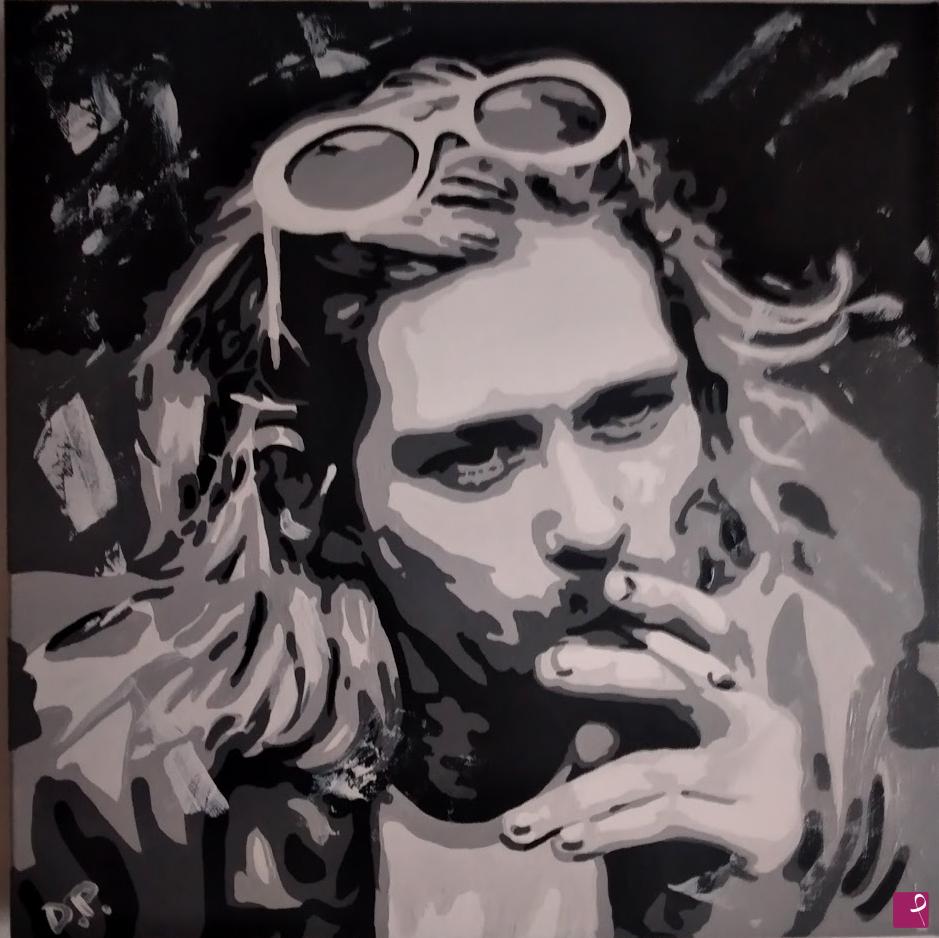 quadri in vendita online - Kurt Cobain