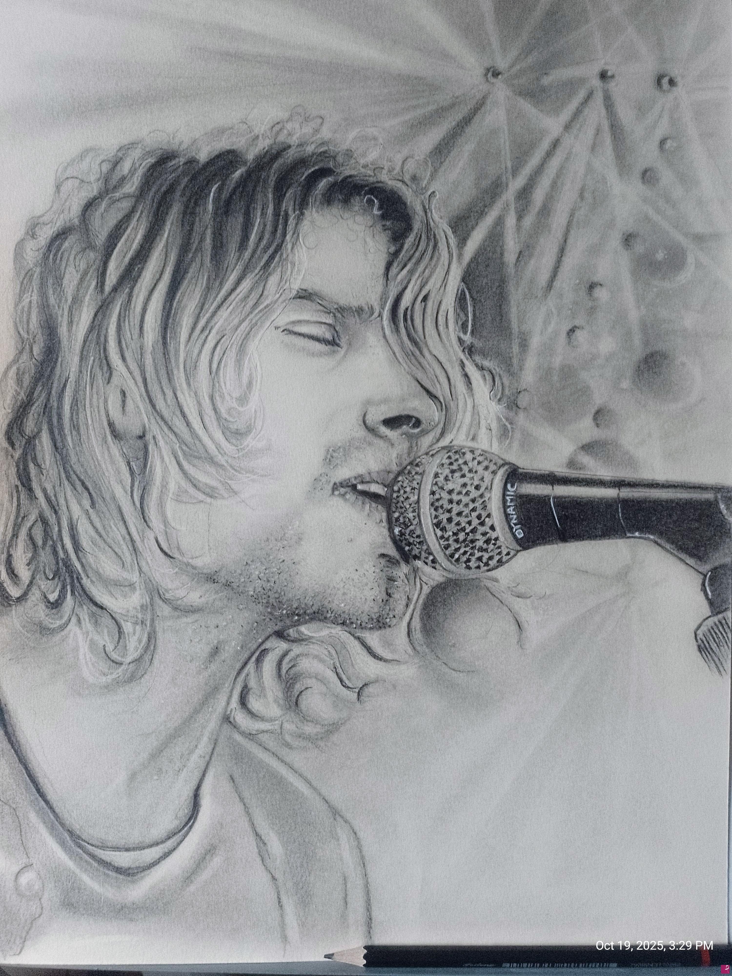 quadri in vendita online - Kurt Cobain 