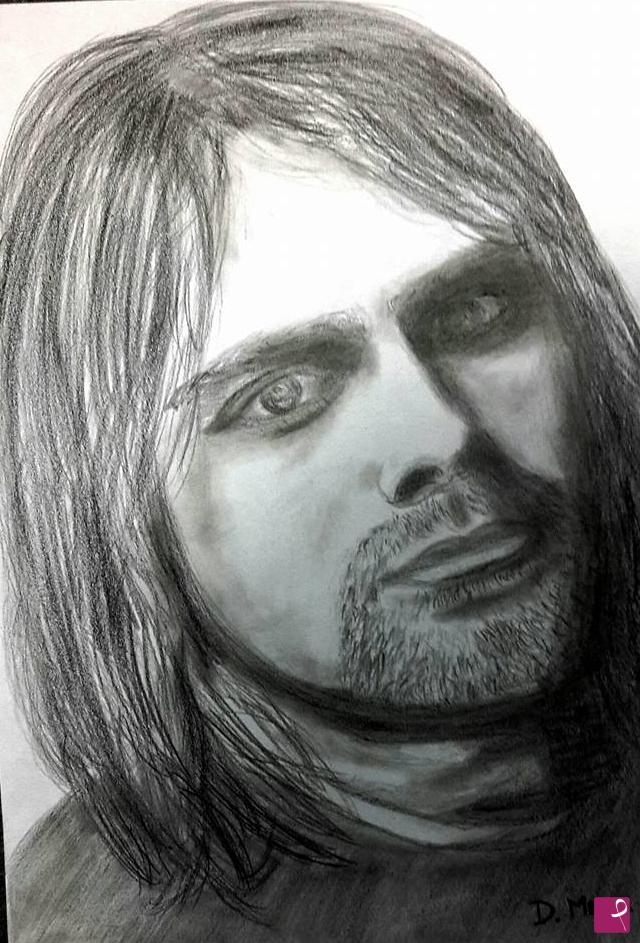 quadri in vendita online - KURT COBAIN