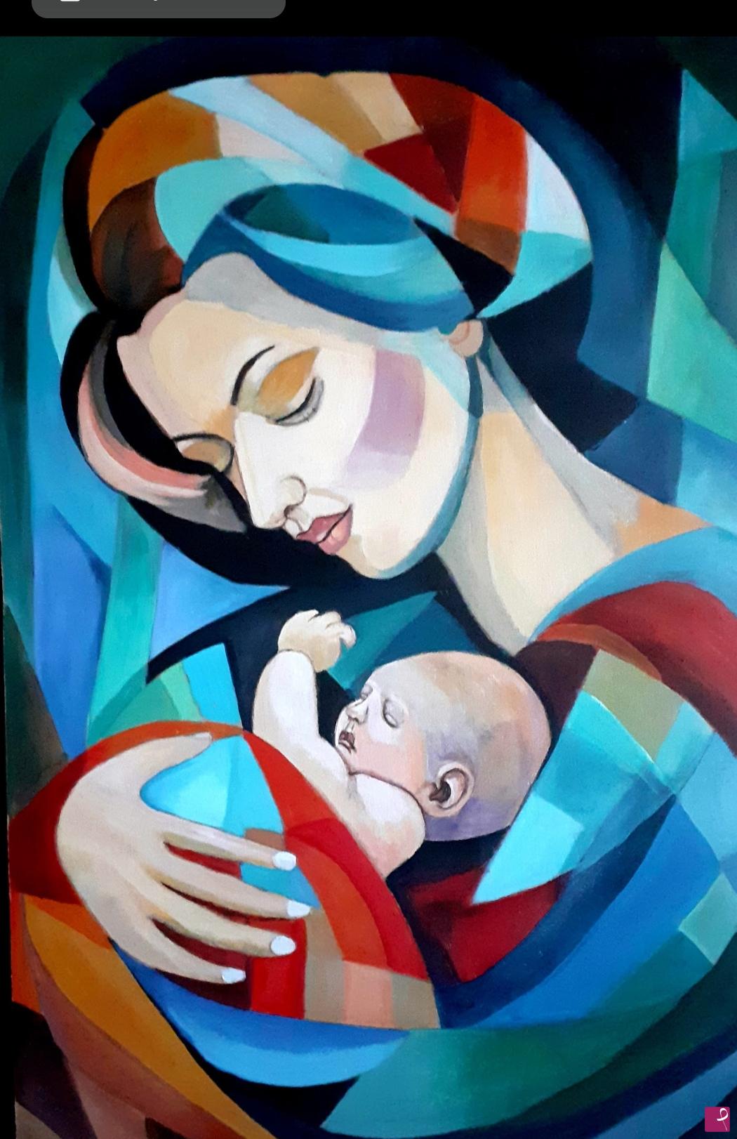 quadri in vendita online - L ' amore della mamma 